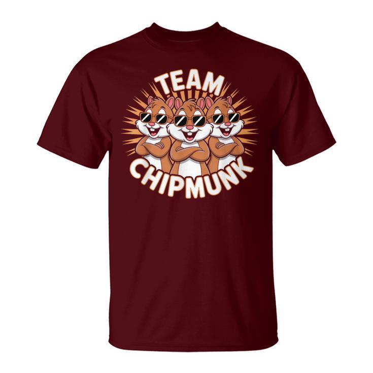Team Chipmunk Chipmunk Costume Products For Chipmunk T-Shirt