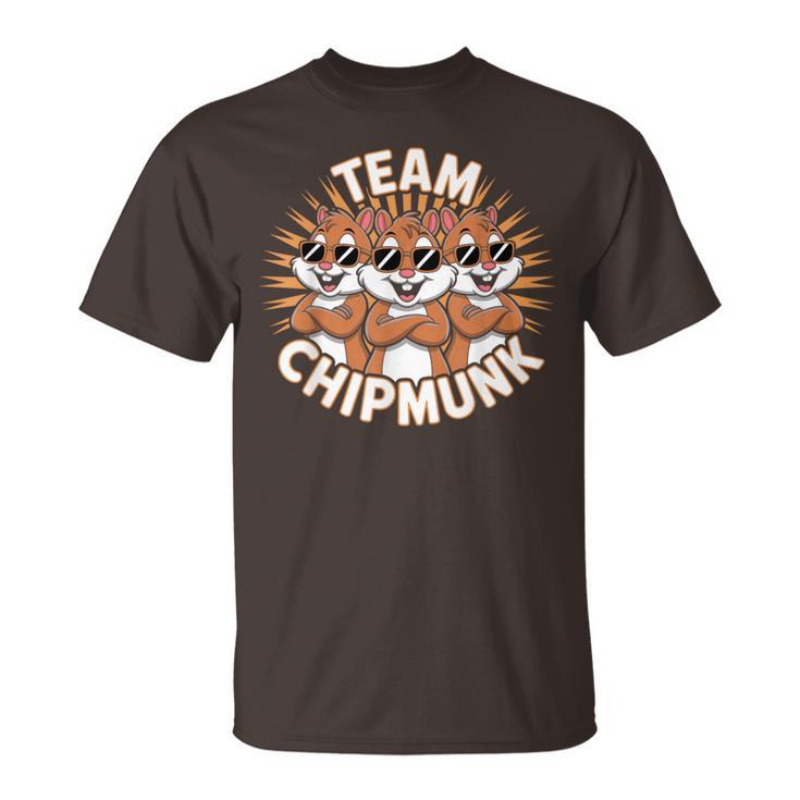 Team Chipmunk Chipmunk Costume Products For Chipmunk T-Shirt
