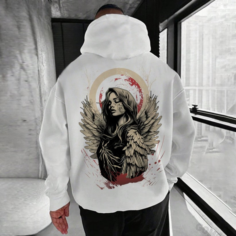 Doomsday Angel Print Men's Hoodie