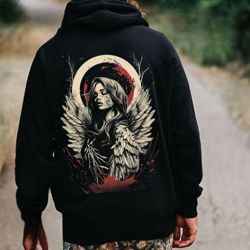 Doomsday Angel Print Men's Hoodie