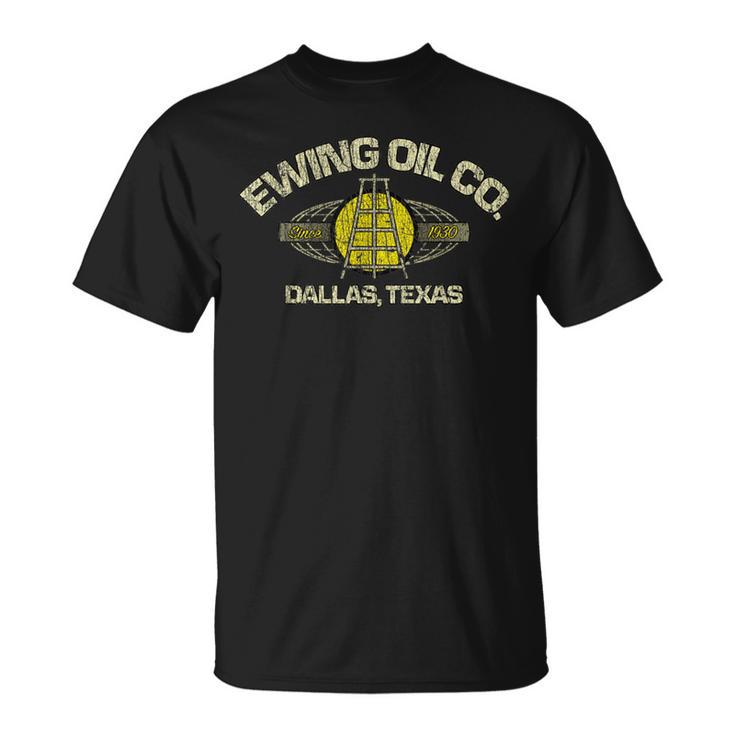 Vintage Oil Basic Enthusiasts Retro Ewing Classic T-Shirt