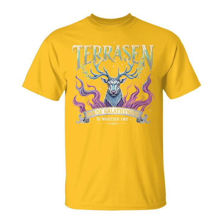 Vintage Terrasen House Galathynius Fantasy Stag T-Shirt