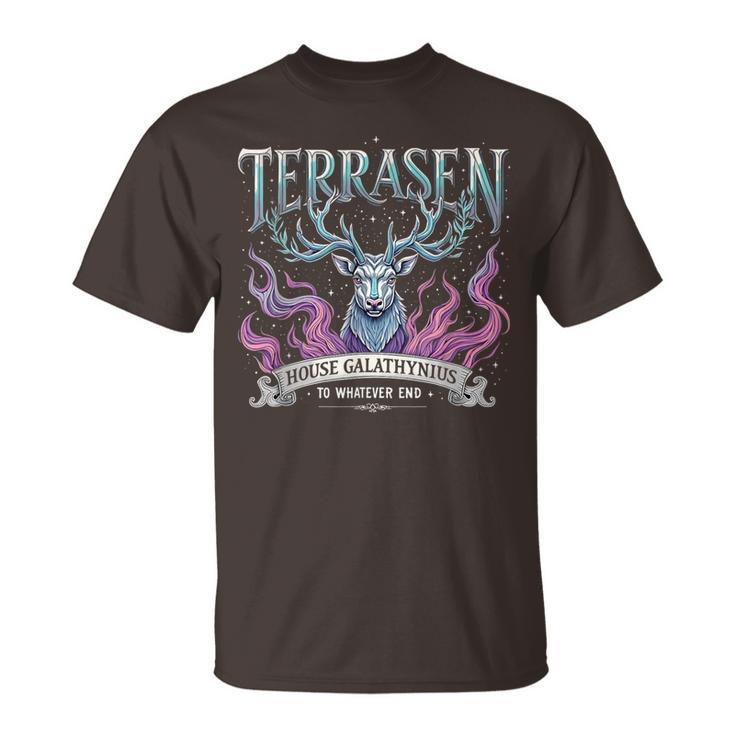 Vintage Terrasen House Galathynius Fantasy Stag T-Shirt